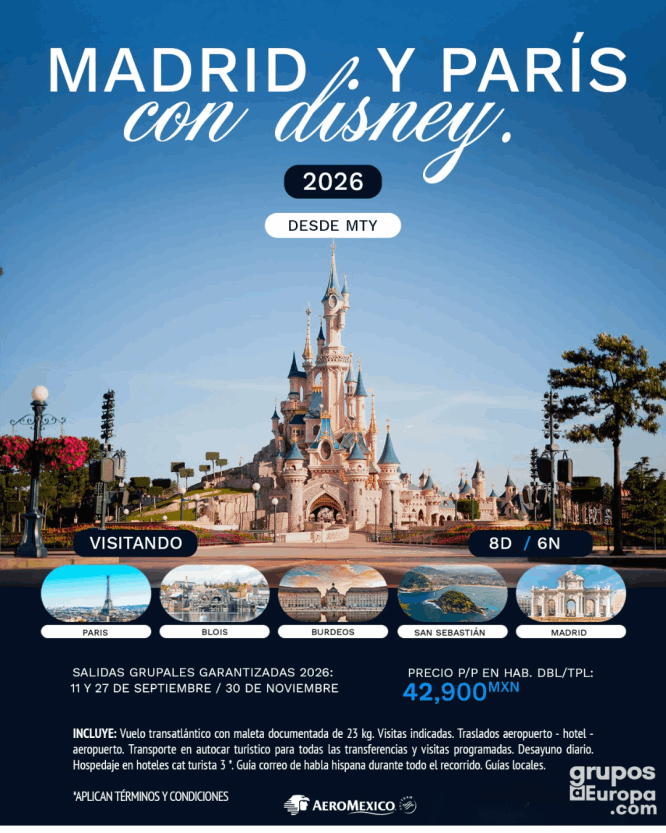 Madrid y Paris